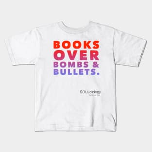 BOBB (Books Over Bombs & Bullets) Kids T-Shirt